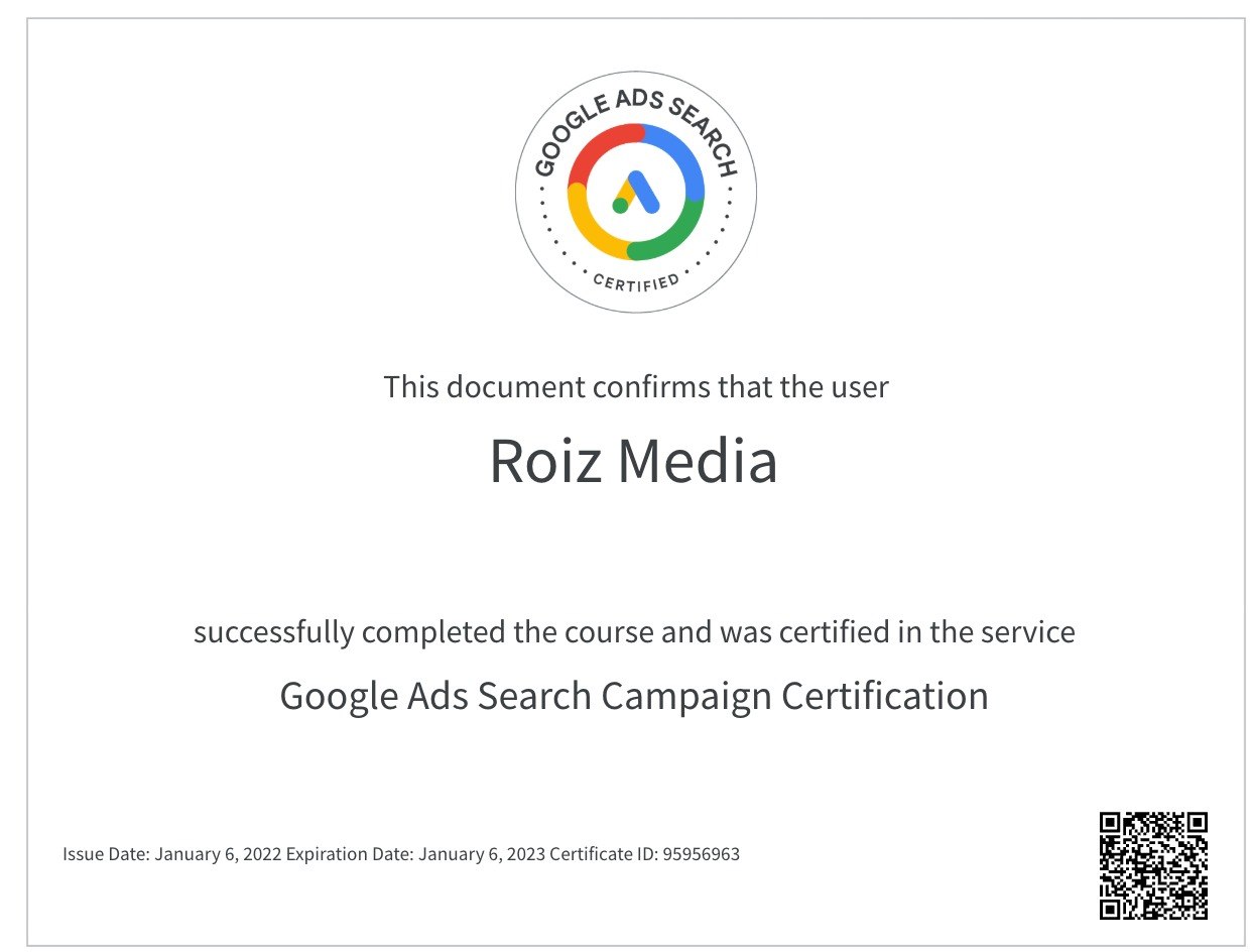 Search — Roiz Media