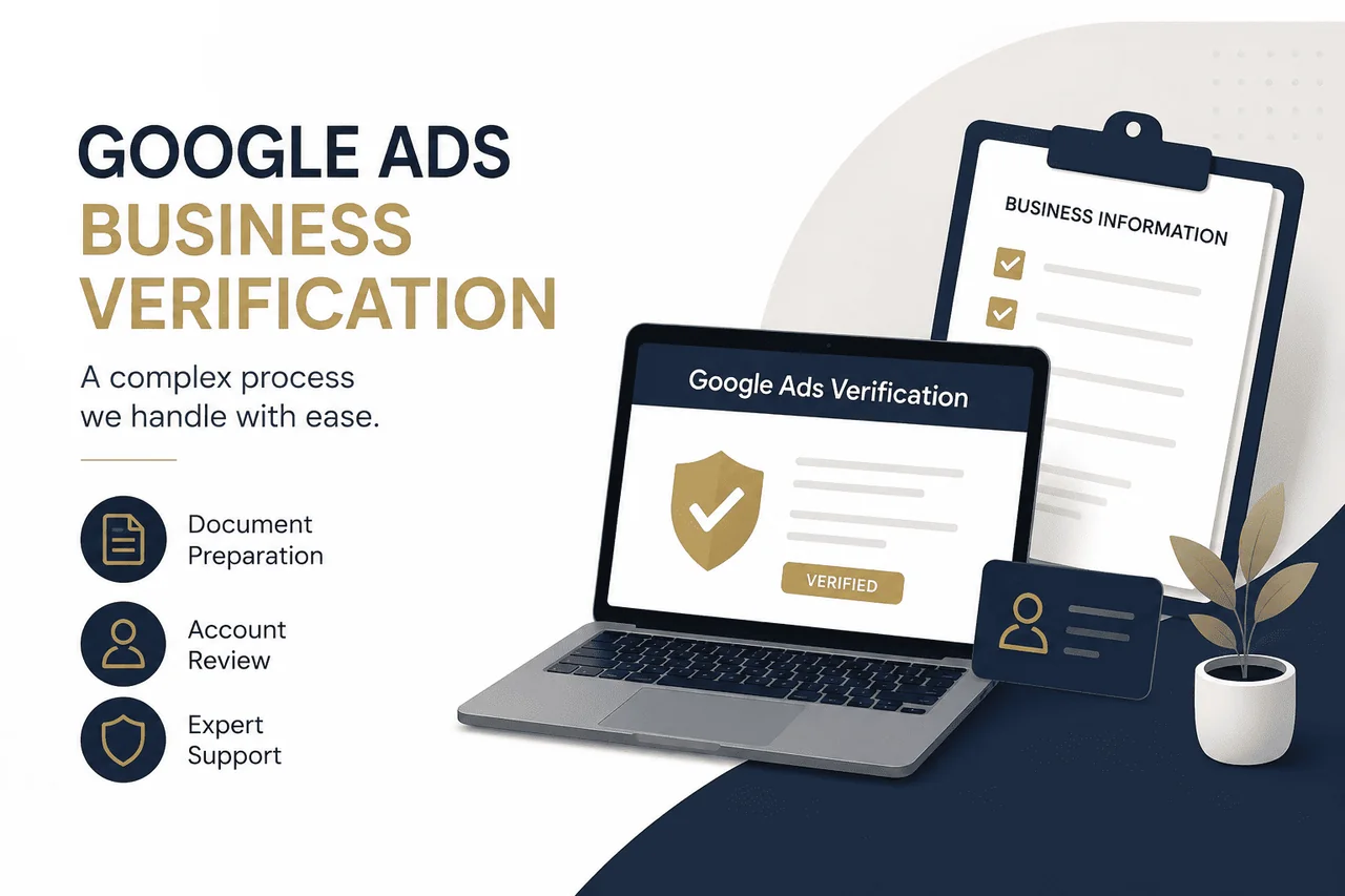 Google Ads verification services — advertiser, business and identity verification support
